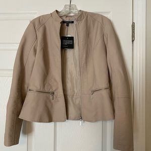 Baccini leather jacket